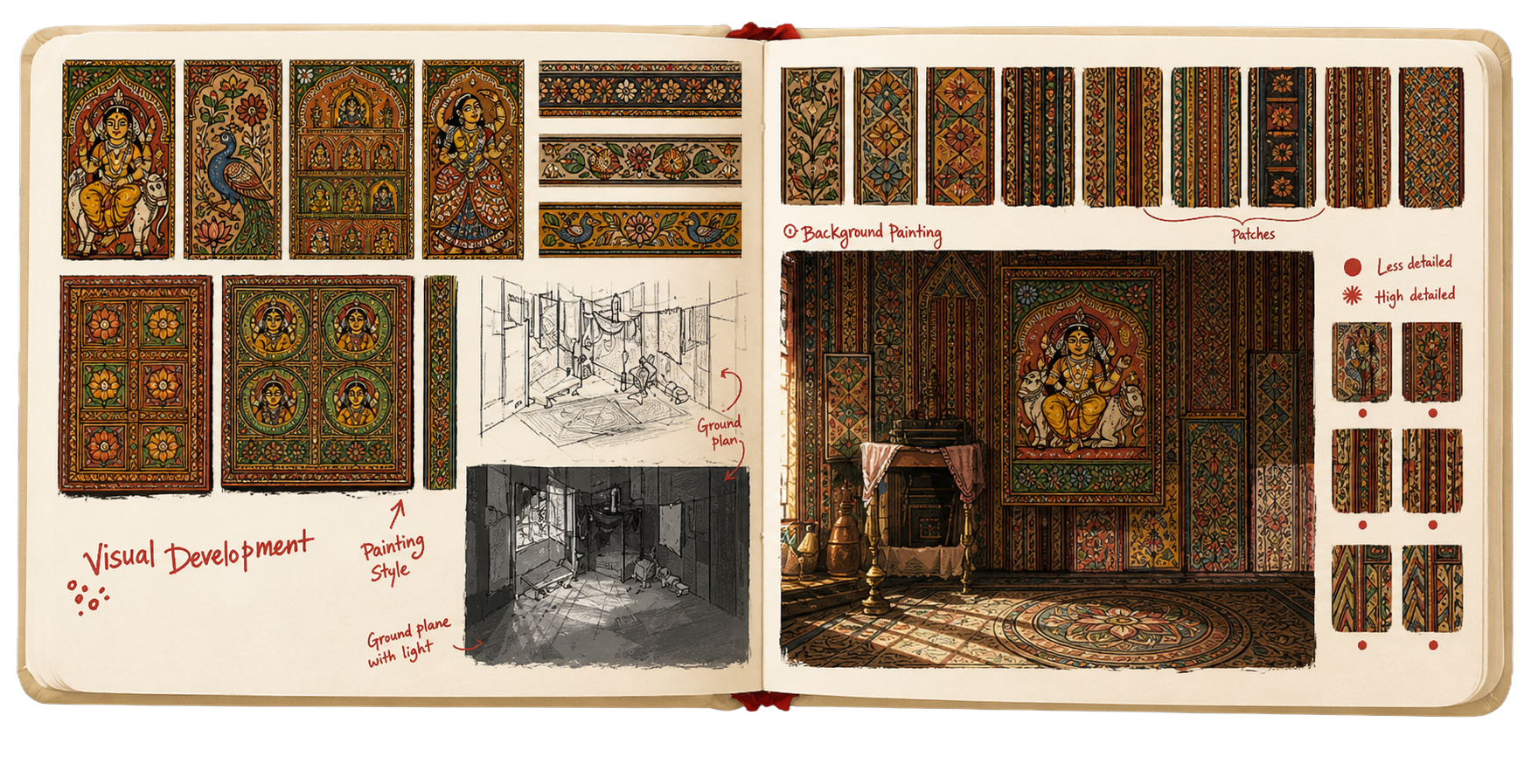 Pattachitra Art Visual Development